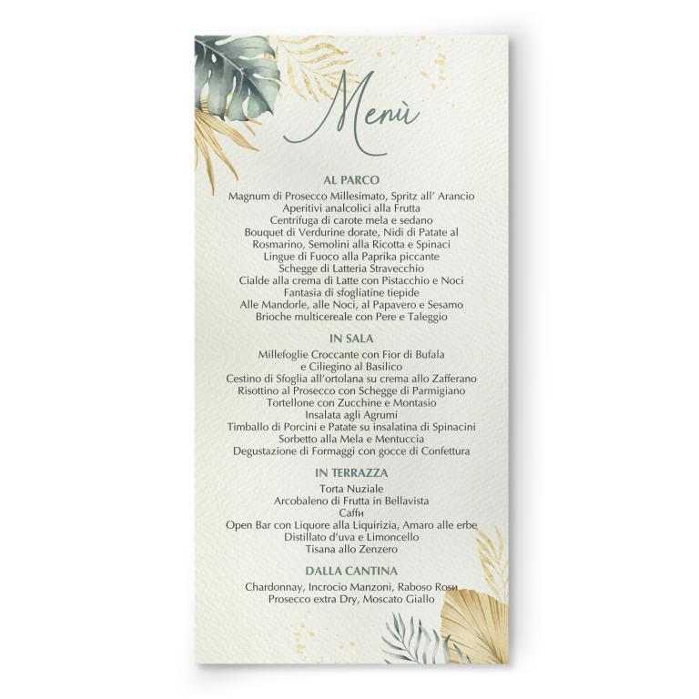 meNU' PERSONALIZZABILE